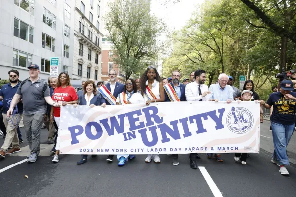 2025 NYC Labor Day Parade Lead Banner: Power in Unity