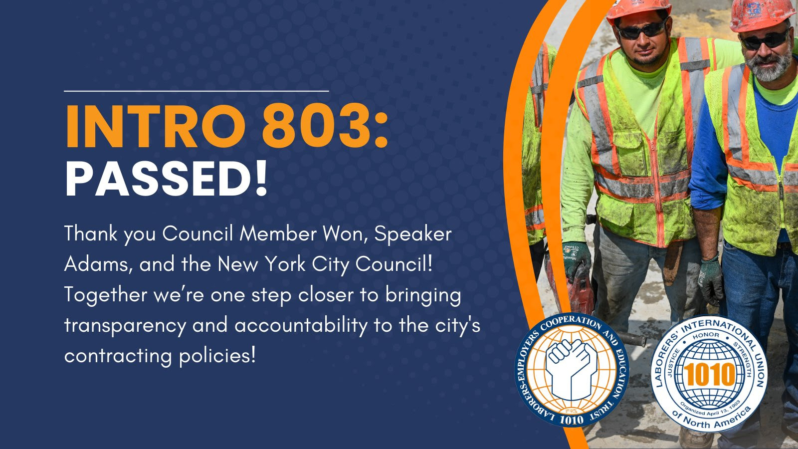 City Council Passes Legislation to Create Responsible Procurement