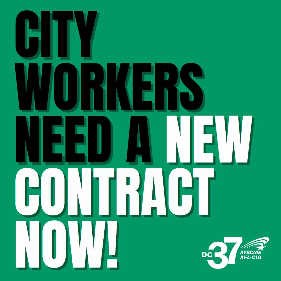 DC37 Holds Day of Action to Secure a New Contract | New York City ...