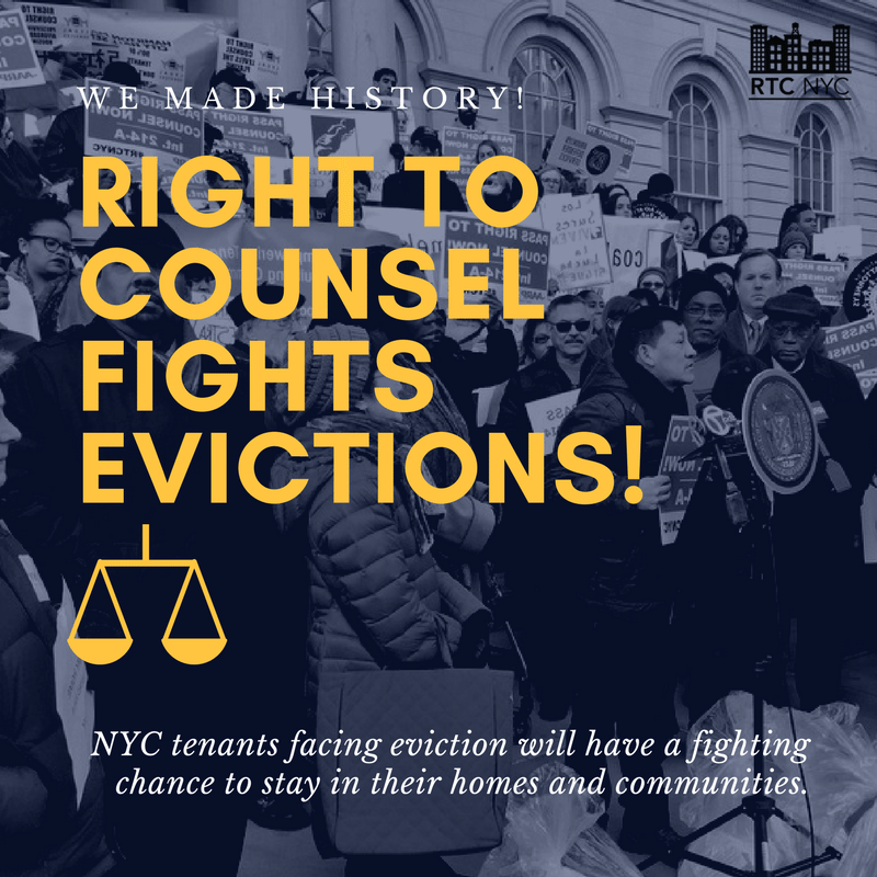 NYC Council Passes Historic Right to Counsel in Victory for