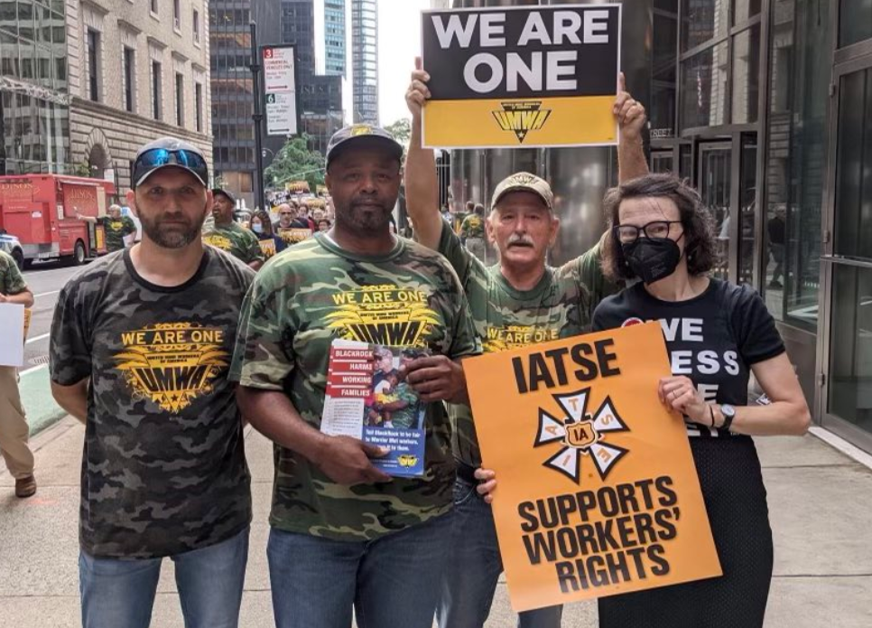 Striking Alabama Coal Miners Take Protest to Wall Street New York