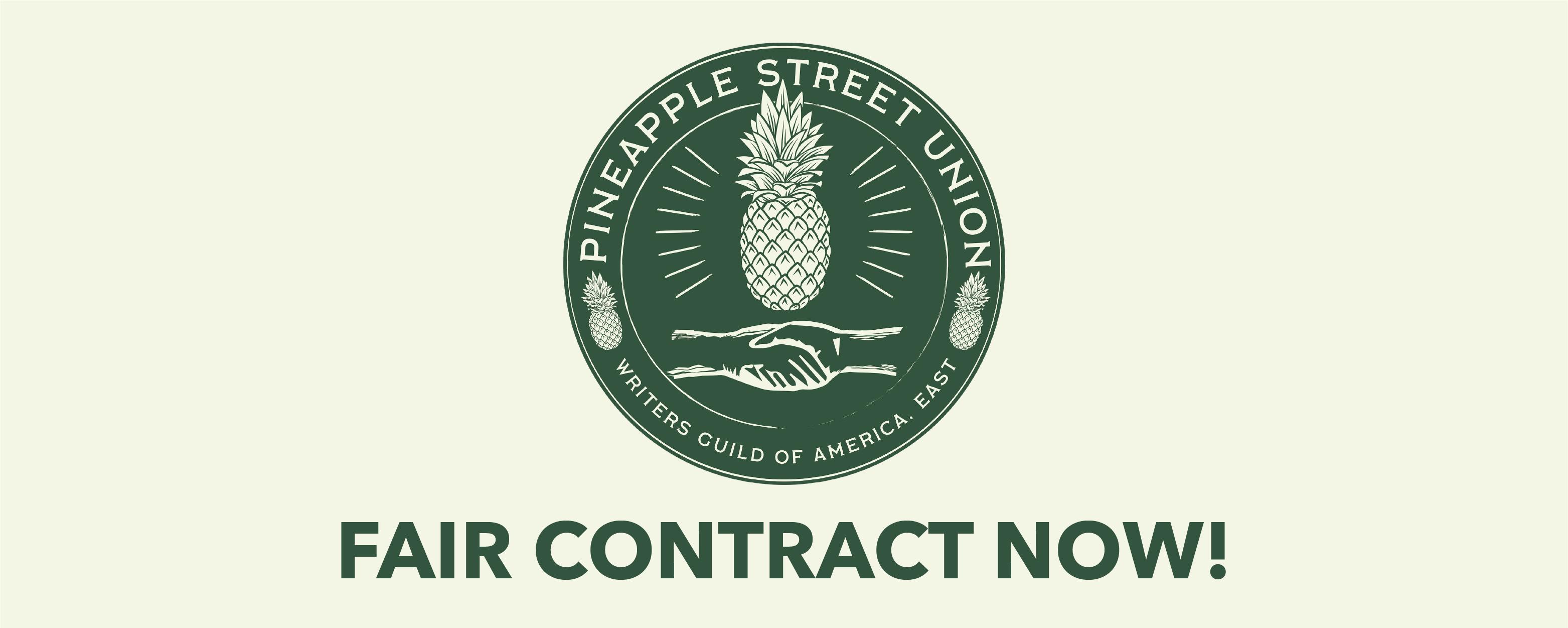 Take Action Help WGAE members at Pineapple Street Studios win a fair