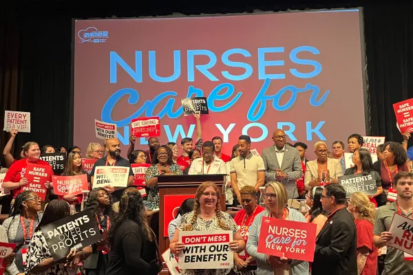 Hundreds of NYSNA Nurses Gather to Launch NYC Private Sector Contract Campaign to Defend NYC’s Healthcare