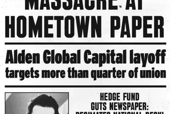 Daily News Union, The NewsGuild of New York Respond as Alden Global Capital Begins Mass Layoffs