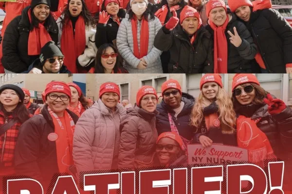 Nurses at Montefiore, Mount Sinai Hospital and Mount Sinai Morningside and West Ratify New Contracts by Overwhelming Majority