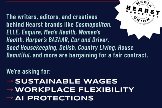 Take Action: Fair Contract for Union Writers at Hearst