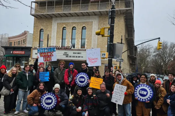 Nitehawk Cinema Workers Rally for First Contract