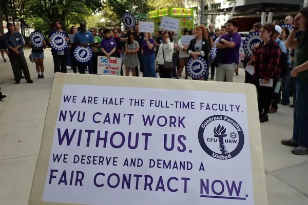 Take Action: NYU Needs a Fair Contract, Not the Disruption of a Strike