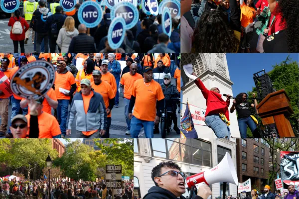 Labor and Immigrant Workers March for International Workers’ Day