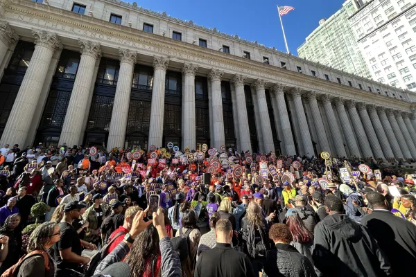 New York City Labor Unions Come Together to Launch Election Protection Labor Coalition in “Our Voice. Our Vote. Our Democracy.”