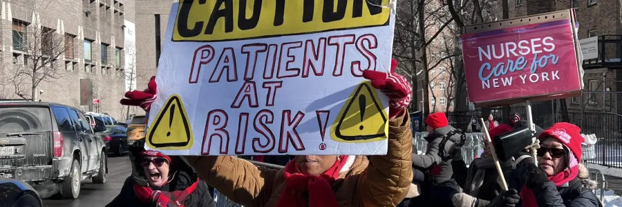 NYSNA Nurses Make Progress on Healthcare in Third Week of Strike